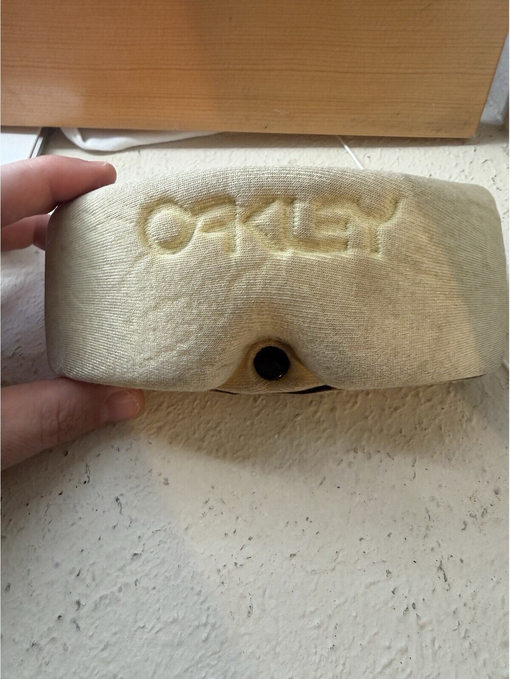 Oakley Razor Blade 1986 Yellow Soft Case RARE - Picture 2 of 8